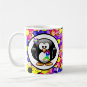 Mug Ruban de sensibilisation à l'arc-en-ciel de Pengui (Gauche)