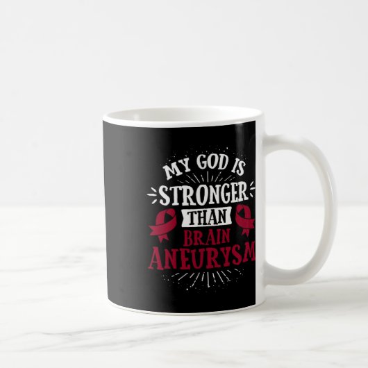 Mug Ruban de sensibilisation - Aneurysme cérébral (Droite)
