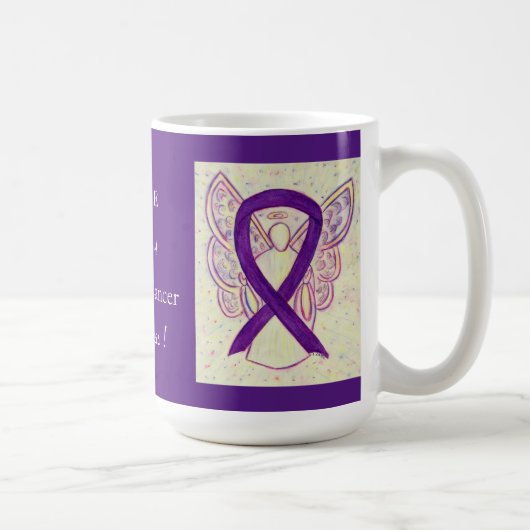 Mug Ruban de sensibilisation au cancer pancréatique Mu (Droite)