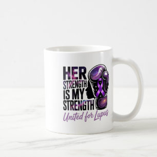 Mug Ruban de sensibilisation au lupus uni pour le viol