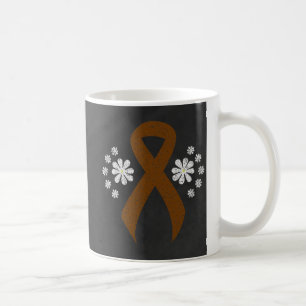 Mug Ruban de sensibilisation Brown Chalkboard