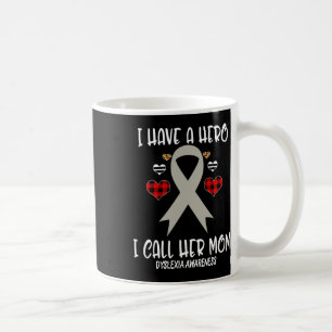 Mug Ruban de sensibilisation J'ai un héros appelez sa