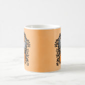 Mug Ruban de sensibilisation orange avec ailes (Centre)
