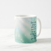 Mug Ruban de sensibilisation Survivor SA sarcelle (Devant droit)