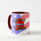 Mug Ruban de service de combattant de Guerre de Corée, (Devant gauche)