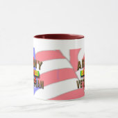 Mug Ruban de service de combattant de Vietnam, ARMÉE (Centre)