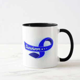 Mug Ruban de survivant de cancer du rectum