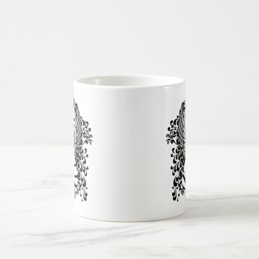 Mug Ruban d'impression Zebra avec ailes (Centre)