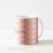 Mug Ruban en or rose (Devant droit)