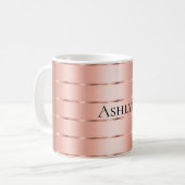Mug Ruban en or rose (Devant gauche)