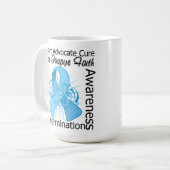 Mug Ruban en spirale d'inspirations de Lymphedema (Devant gauche)