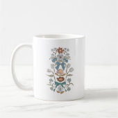 Mug Ruban Floral Boho Bleu (Gauche)