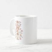 Mug Ruban Floral Boho en terre cuite (Devant gauche)