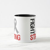 Mug Ruban fort de combat de diabète (Centre)