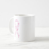 Mug Ruban Inspiration du cancer du sein (Devant gauche)