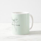 Mug Ruban Menthe (Devant droit)