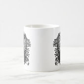 Mug Ruban noir avec ailes (Centre)