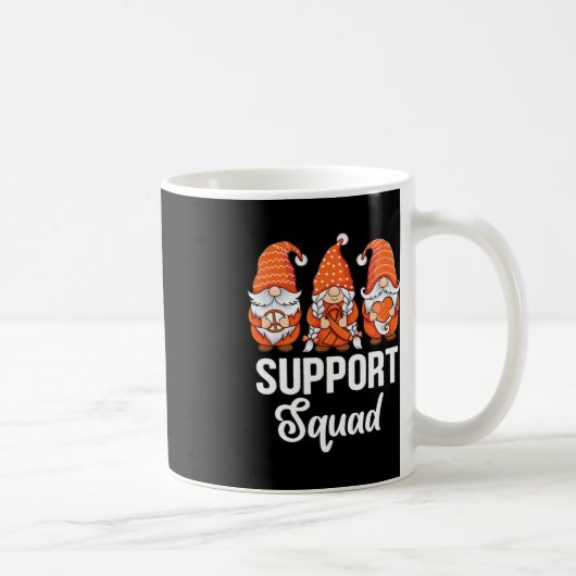 Mug Ruban orange Les Gnomes soutiennent la survivante (Droite)