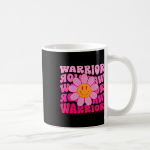 Mug Ruban rose Fleur guerrier du cancer du sein