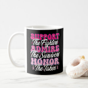 Mug Ruban Rose Soutien Admiration Hommage Sensibilisat