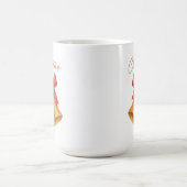 Mug Ruban rouge classique et Script or Noël (Centre)