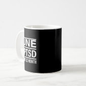 Mug Ruban turquoise Juin Mois De Sensibilisation À La (Devant gauche)