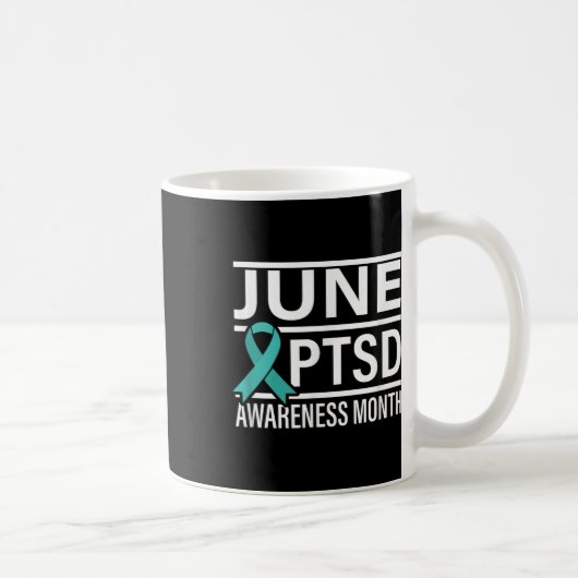 Mug Ruban turquoise Juin Mois De Sensibilisation À La (Droite)