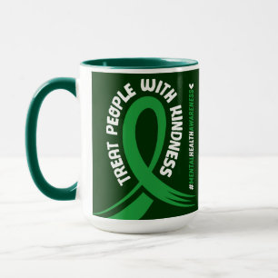 Mug Ruban Vert de Sensibilisation à la Santé Mentale C