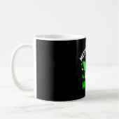 Mug Ruban vert papillon de sensibilisation à la santé (Gauche)