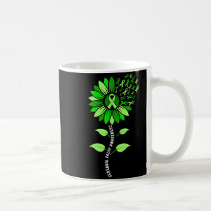 Mug Ruban vert tournesol infirmité motrice cérébrale i