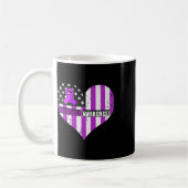 Mug Ruban Violet de Sensibilisation au Surdosage de Dr (Gauche)