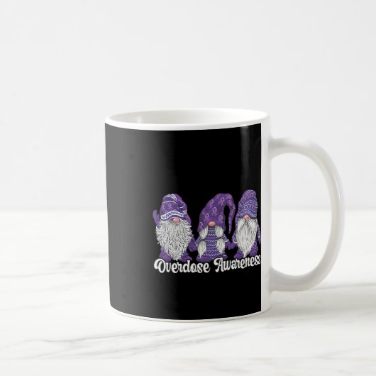 Mug Ruban Violet de Sensibilisation au Surdosage et à  (Droite)