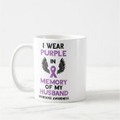 Mug Ruban Violet de Sensibilisation aux Surdoses Mémoi (Gauche)