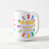 Mug Rubans cancéreux de remise (Devant droit)