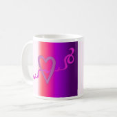 Mug Rubans d'amour (Devant gauche)