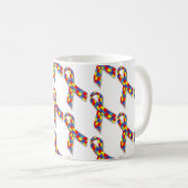 Mug Rubans de puzzle (Devant droit)