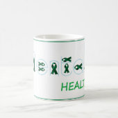 Mug Rubans de santé mentale (Centre)