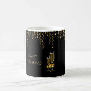 Mug Rubans dorés et Noël au champagne