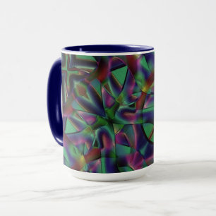 Mug Rubans entrelacés avec des couleurs assombries
