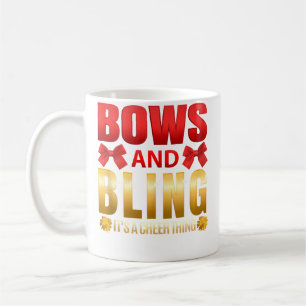Mug Rubans et Bling C'est une chose de cheerleading Am