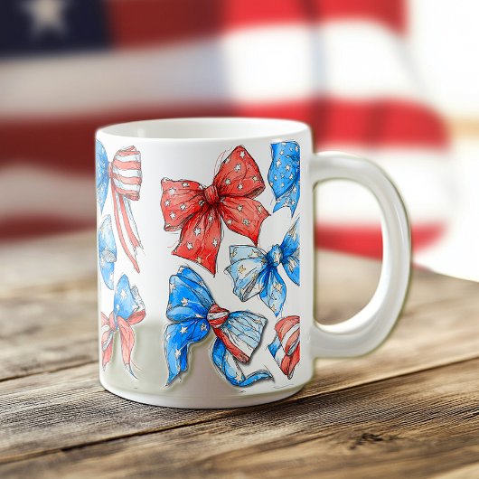 Mug Rubans Rouge, Blanc & Bleu