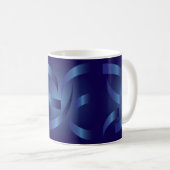 Mug rubans saphir (Devant droit)