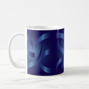 Mug rubans saphir