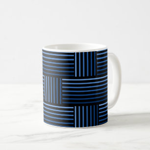 Mug - Rubans tissés Ombre Bleu