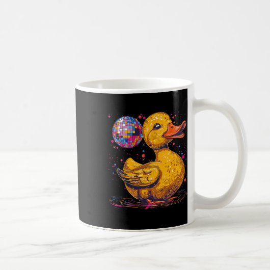 Mug Rubber Duck Disco Ball Art Dancing Rubber Duck (Droite)