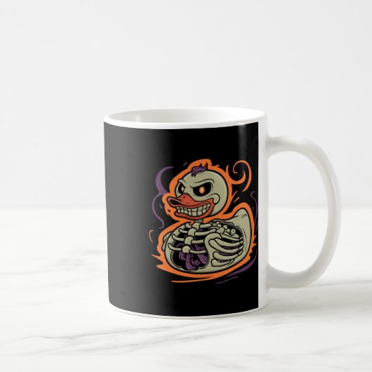 Mug Rubber Duck Skeleton Rubber Duckie Costume Party (Droite)