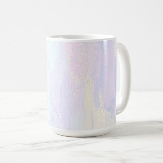 Mug Rubriques de peinture Pastel (Devant droit)