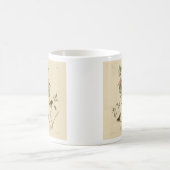 Mug Ruby couronné Wren (Kinglet) Audubon Birds Amériqu (Centre)