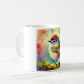 Mug Ruby crowned Kinglet 050724AREF114 - Watercolor (Devant gauche)
