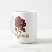 Mug Ruby Crystal Rose – Love Never Fades (Devant gauche)
